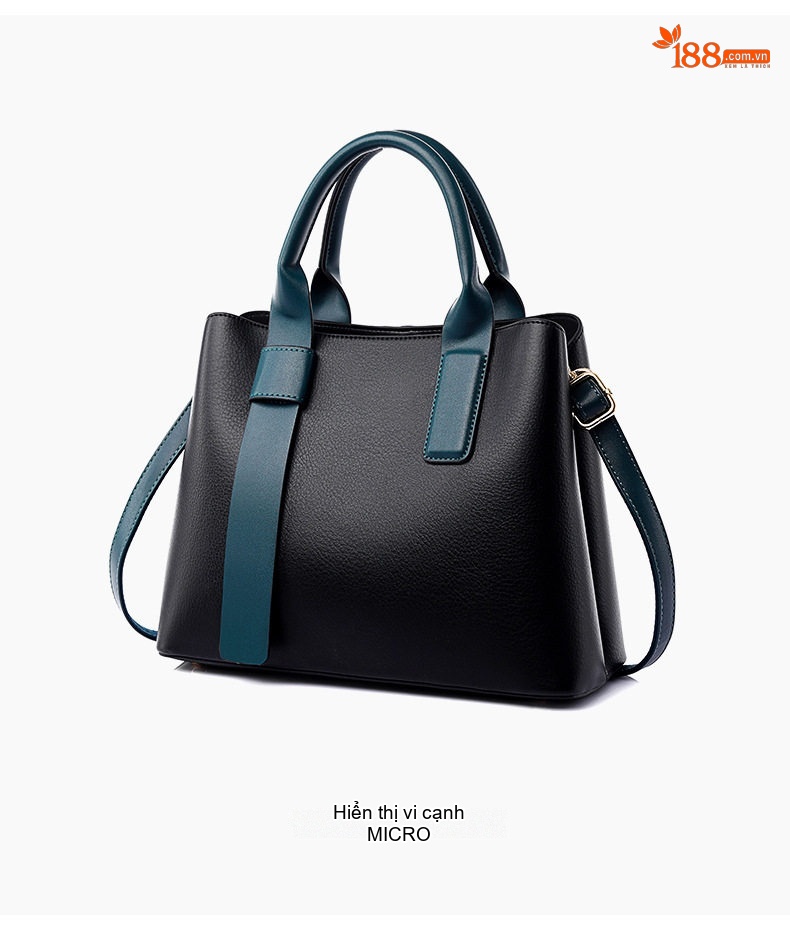 Túi Tote Nữ In Họa Tiết Retro Da Bóng, Túi Đeo Vai, Túi Xách Tay Công Sở Sức Chứa Lớn Màu Nâu, Đen chi tiết 16