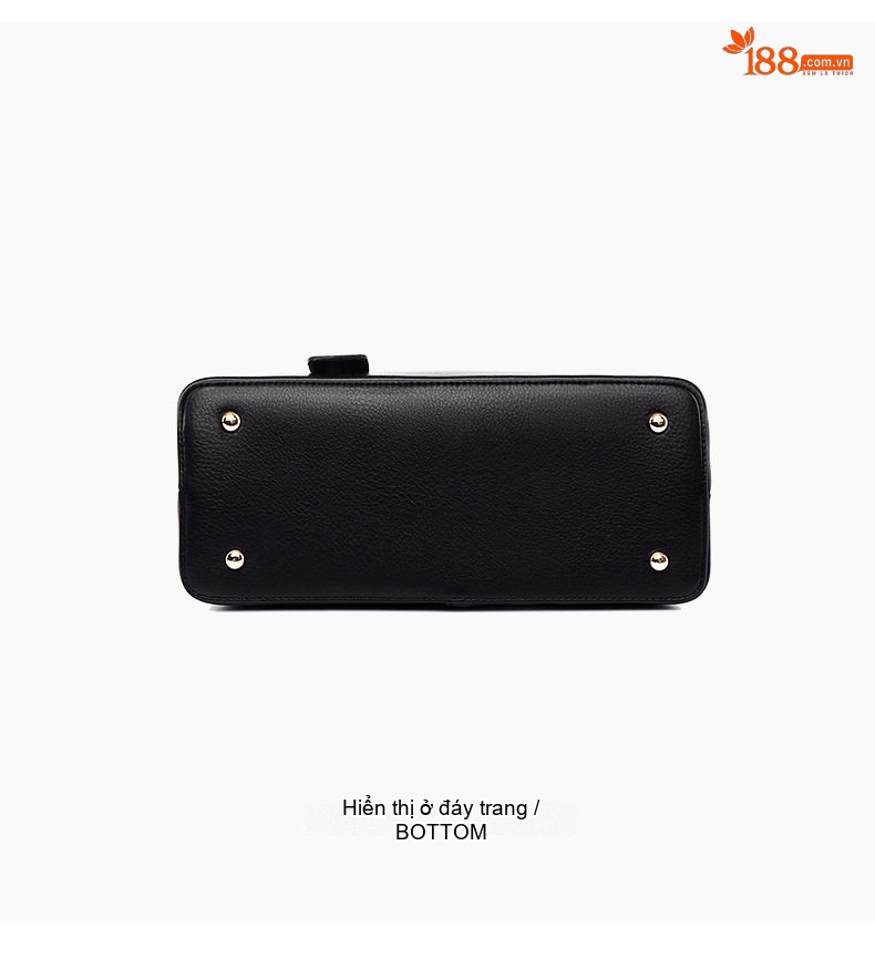 Túi Tote Nữ In Họa Tiết Retro Da Bóng, Túi Đeo Vai, Túi Xách Tay Công Sở Sức Chứa Lớn Màu Nâu, Đen chi tiết 19