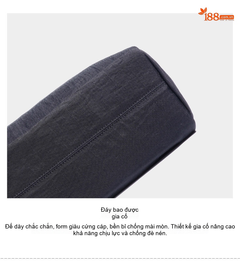 Túi Tote Nữ Vải Canvas Caro Lớn Phong Cách Hàn Quốc Nhật Bản Sức Chứa Lớn Thoải Mái Màu Đen chi tiết 15