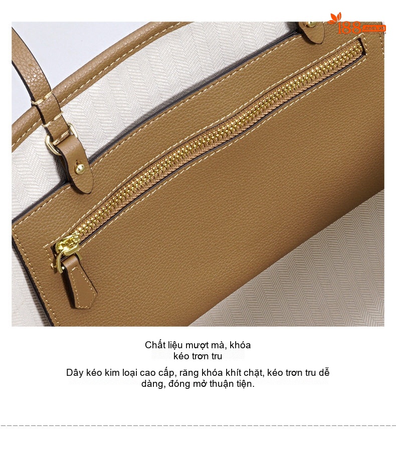 Túi Tote Sọc Kẻ Đeo Vai Vải Canvas Lớn Thời Trang Du Lịch chi tiết 13