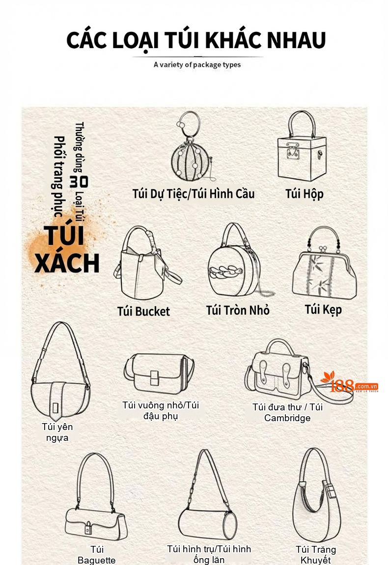 Túi Tote Vải Canvas Quai Da Màu Trắng Kem chi tiết 3