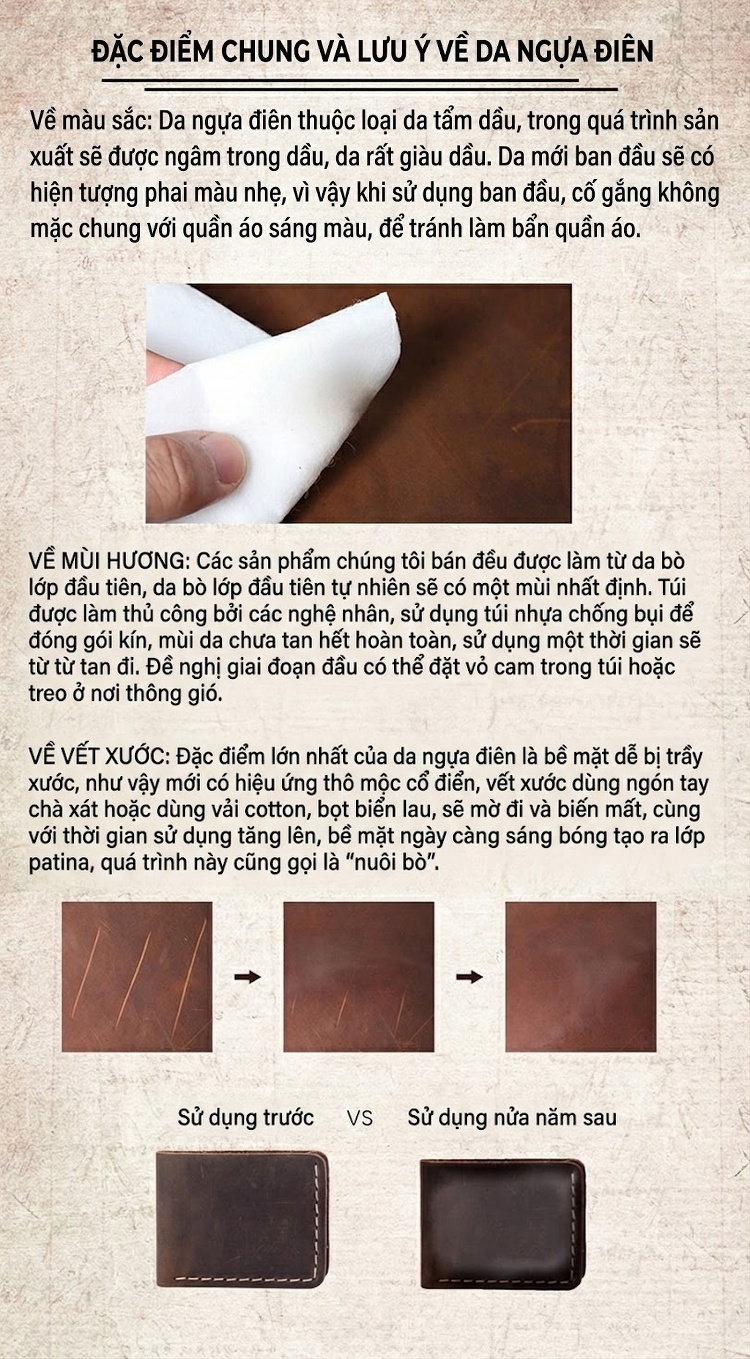 Túi xách du lịch da bò phong cách retro sức chứa lớn chi tiết 79
