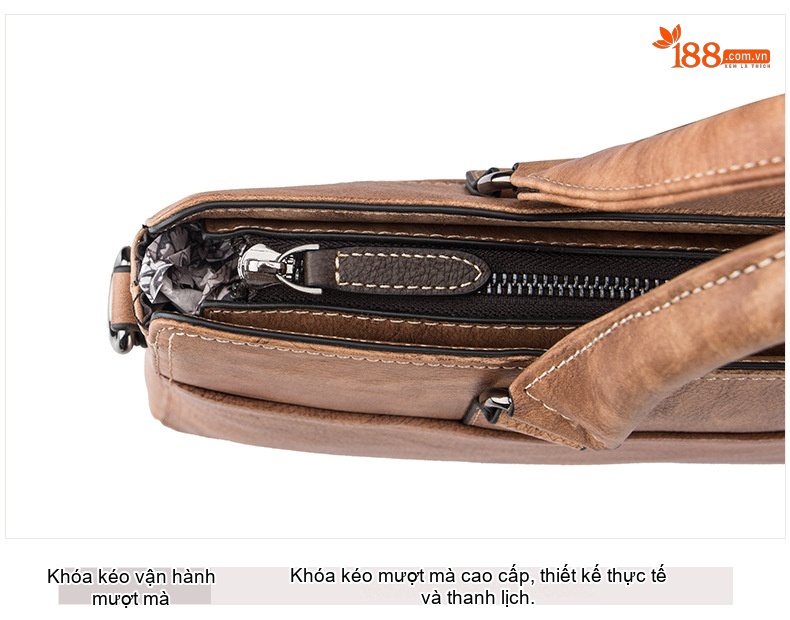 Túi Xách Nam Da Thật Vintage Đeo Vai, Xách Tay Công Sở Màu Nâu, Xám chi tiết 20