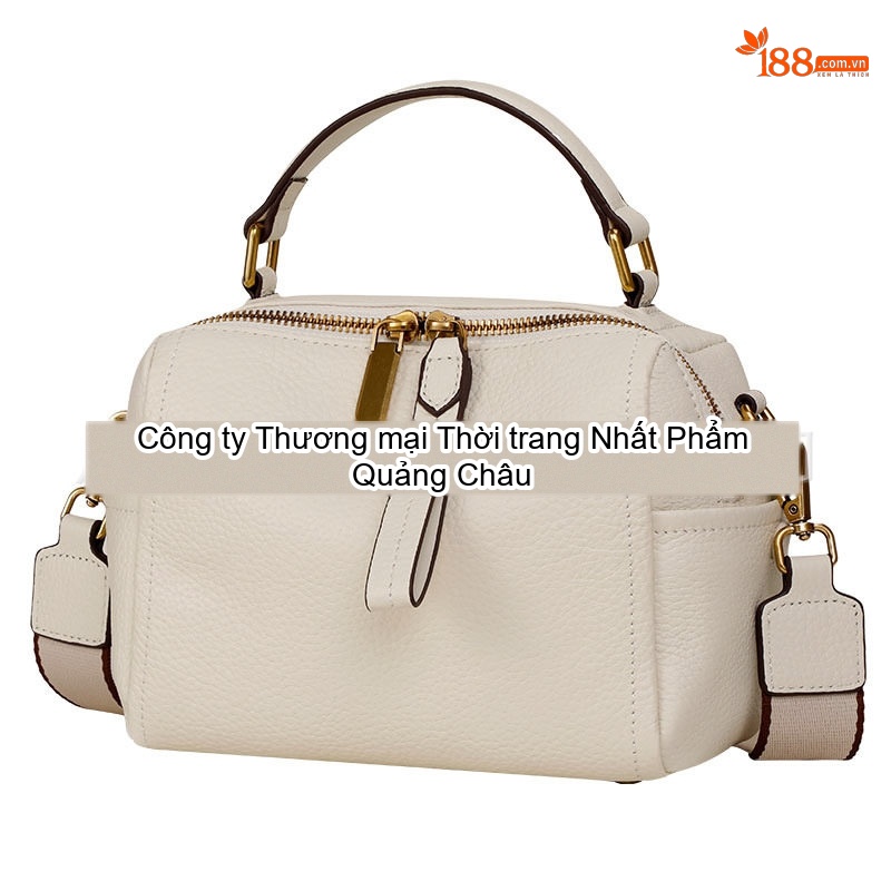 Túi Xách Nữ Da Bò Boston Pillow Cầm Tay Đeo Chéo Màu Trắng, Nâu, Đen