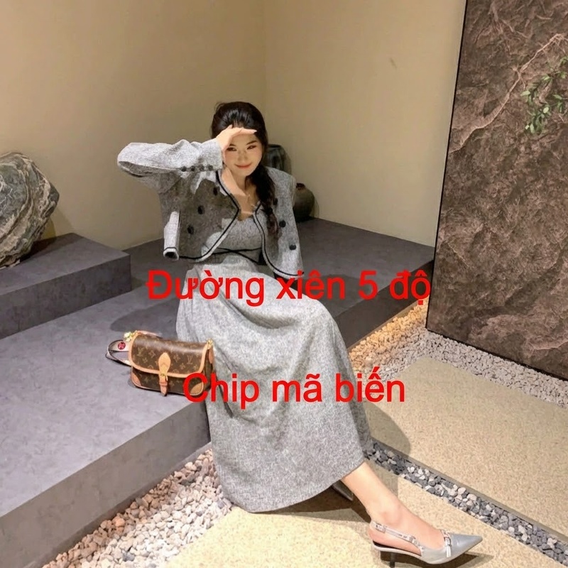 Túi Xách Nữ Da Bò Dập Vân Họa Tiết Vintage Đeo Vai, Đeo Chéo Màu Nâu chi tiết 3