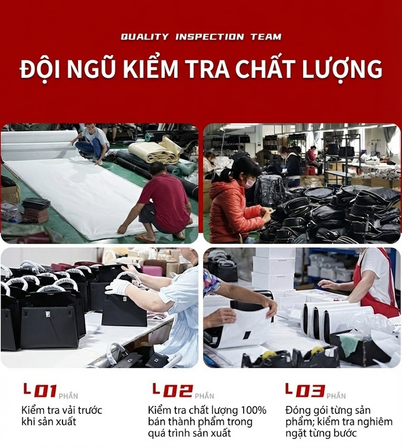 Túi Xách Nữ Da Bò Đeo Vai/Kẹp Nách Kiểu Bucket Lớn Đi Làm Thời Trang chi tiết 23