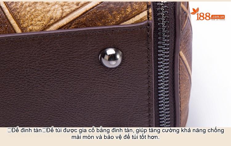 Túi Xách Nữ Da Bò Handbag Đeo Chéo Họa Tiết Retro Màu Đỏ, Vàng, Xám, Nâu... chi tiết 20