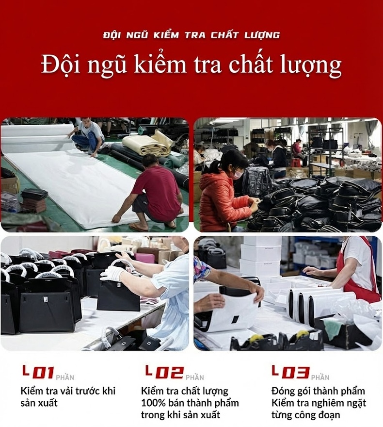 Túi Xách Nữ Da Bò Lớn Đựng Vừa A4 Kiểu Dáng Bánh Dumpling Cao Cấp Màu Nâu chi tiết 30