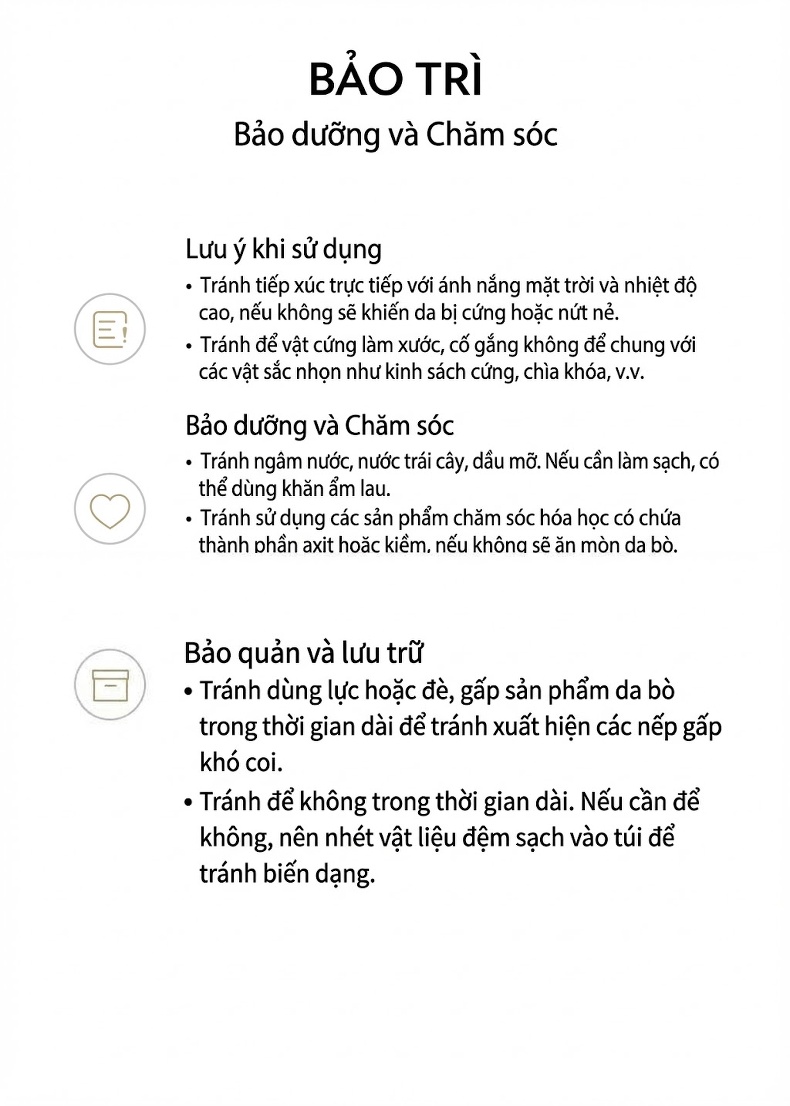 Túi Xách Nữ Da Bò Mềm Màu Nâu, Đen chi tiết 16