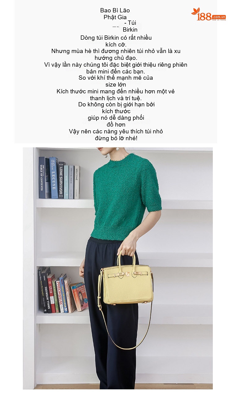 Túi Xách Nữ Da Bò Mini Kiểu Âu Mỹ Đeo Chéo Đeo Vai Xách Tay Màu Vàng, Hồng chi tiết 2