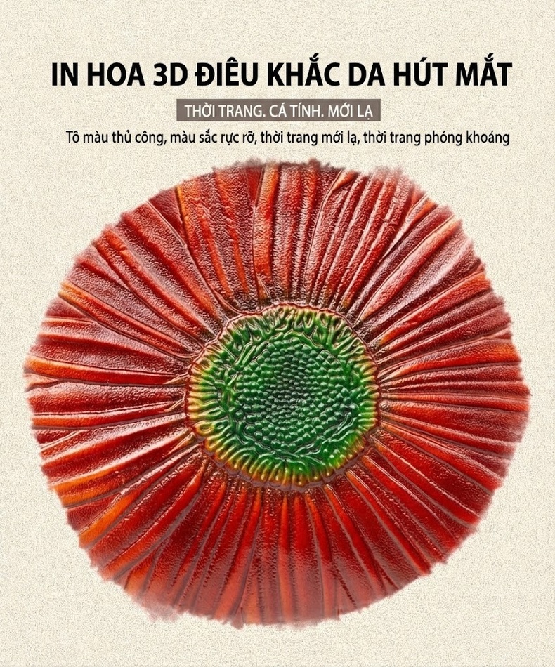 Túi Xách Nữ Da Bò Vintage Quốc Dân Đeo Vai, Đeo Chéo, Xách Tay Màu Nâu Đỏ, Đen chi tiết 2