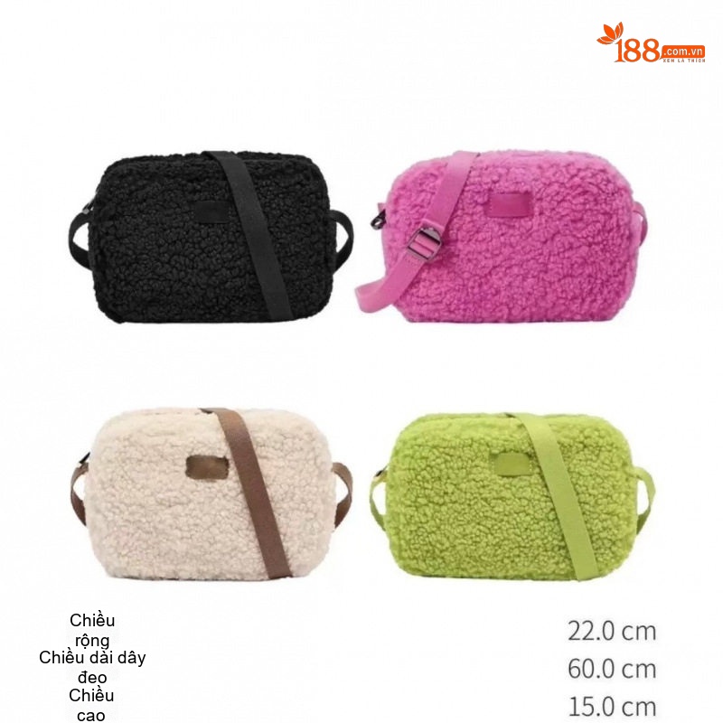 Túi Xách Nữ Da Bóng Phong Cách Cổ Điển Họa Tiết Quốc Phong Đeo Vai, Đeo Chéo, Xách Tay Màu Nâu, Đỏ, Đen chi tiết 20