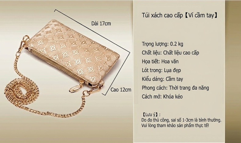 Túi Xách Nữ Da Bóng Set 4 Món Đeo Vai, Đeo Chéo, Xách Tay Màu Vàng Kem, Đen, Xanh Navy chi tiết 34