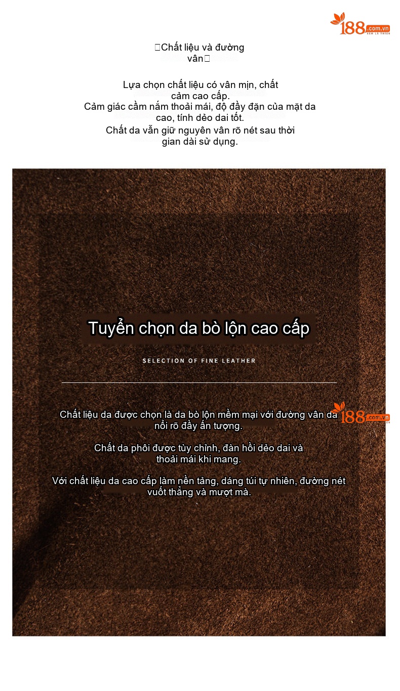 Túi Xách Nữ Da Lộn Kiểu Đeo Vai, Đeo Chéo, Xách Tay Cao Cấp Màu Nâu, Đỏ chi tiết 10