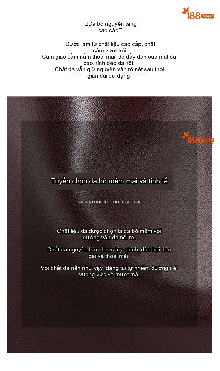 Túi Xách Nữ Da Mềm Cao Cấp Dáng Bucket Đeo Vai, Xách Tay, Đeo Chéo, Sức Chứa Lớn Màu Nâu chi tiết 8