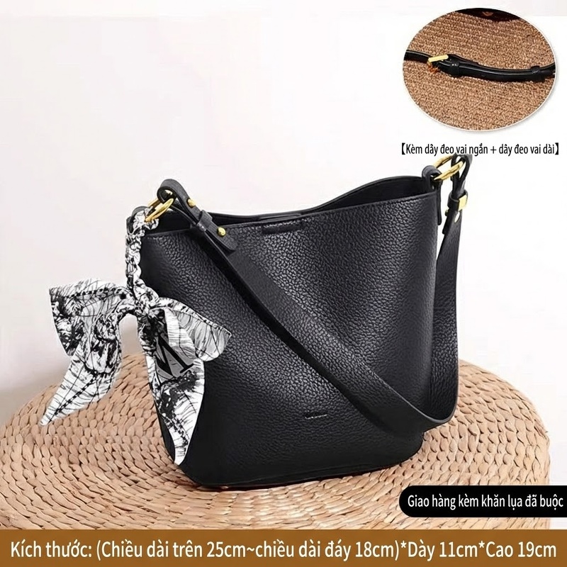 Màu đen [buộc khăn lụa và vận chuyển]