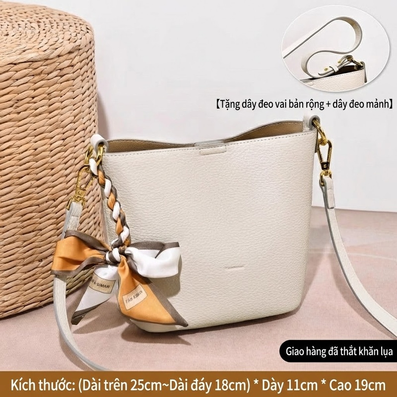 Màu be [buộc khăn lụa và vận chuyển]