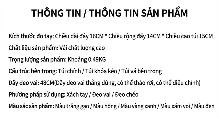 Túi Xách Nữ Da Mờ Dáng Thùng Quai Xách Bện Phong Cách Thời Trang Màu Xám, Xanh... chi tiết 4