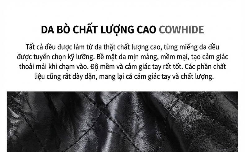 Túi Xách Nữ Da Thật Dáng Túi Rút Đeo Chéo, Đeo Vai, Túi Đựng Vừa Nhiều Đồ Màu Đen chi tiết 5