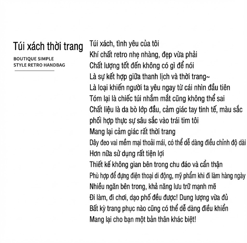 Túi Xách Nữ Da Thật Đeo Chéo Đeo Vai Kiểu Dáng Saddle Màu Nâu chi tiết 2