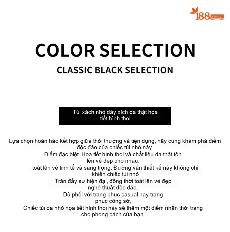 Túi Xách Nữ Da Thật Đeo Chéo/Xách Tay Công Sở/Đựng Đồ Cho Mẹ Bỉm Sữa Màu Đen, Nâu chi tiết 2
