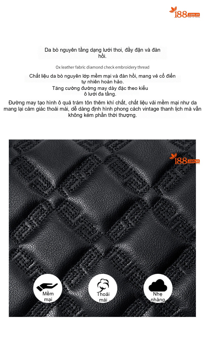 Túi Xách Nữ Da Thật Đeo Chéo/Xách Tay Công Sở/Đựng Đồ Cho Mẹ Bỉm Sữa Màu Đen, Nâu chi tiết 6