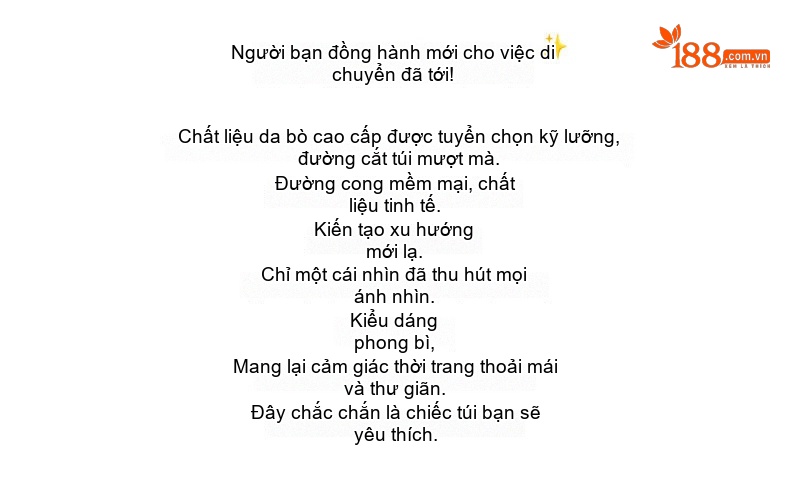 Túi Xách Nữ Da Thật Thiết Kế Tối Giản Đeo Vai/Kẹp Nách Màu Nâu, Đen, Trắng Kem chi tiết 2
