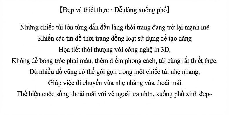 Túi Xách Nữ Đeo Vai Dáng Trăng Khuyết Họa Tiết Vintage Màu Nâu chi tiết 2