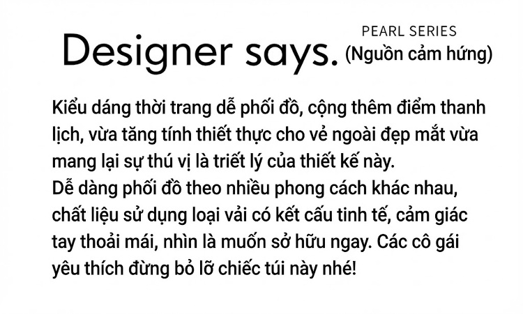 Túi Xách Nữ Đeo Vai/Đeo Chéo Da Bóng Kiểu Túi Kẹp Nách, Túi Bánh Bao Màu Đen chi tiết 4