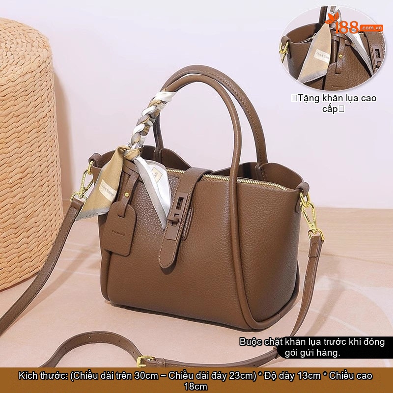 Màu sô cô la [buộc khăn lụa và vận chuyển]