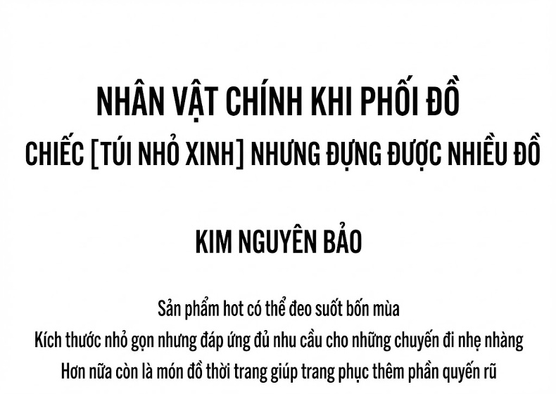 Túi Xách Nữ Thiết Kế Nhỏ Gọn Dáng Túi Bucket Màu Be chi tiết 2