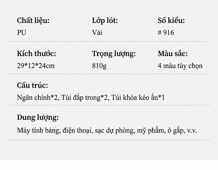 Túi Xách Nữ Vân Cá Sấu Bộ 3 Chiếc Da Bóng Đeo Vai, Xách Tay Màu Nâu, Xanh Lá, Đỏ, Đen... chi tiết 6