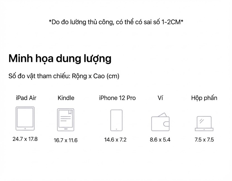 Túi Xách Tay Da Thật Đeo Vai Nữ Hình Thùng Có Túi Nhỏ Kèm Theo Màu Nâu Da Bò chi tiết 4
