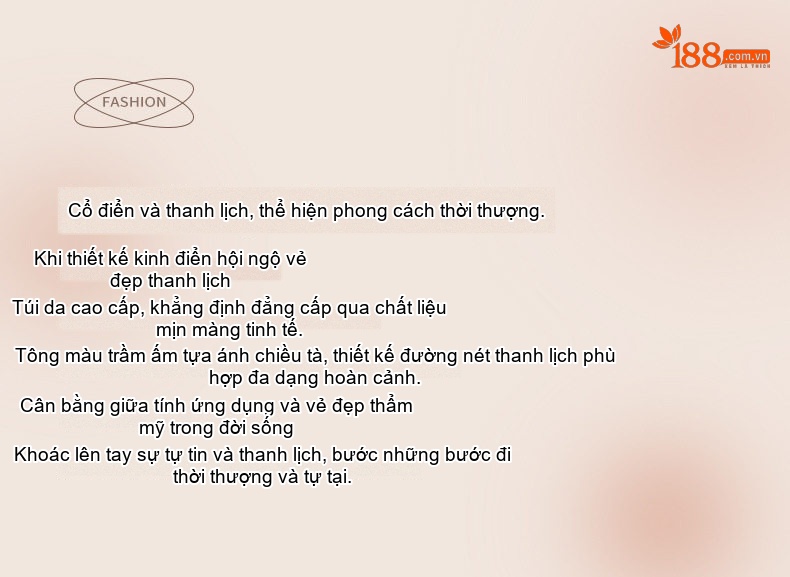 Túi Xách Tay/Đeo Chéo Nữ Da Bò Cao Cấp, Đựng Vừa A4, Phong Cách Công Sở Màu Nâu, Đen, Be chi tiết 2