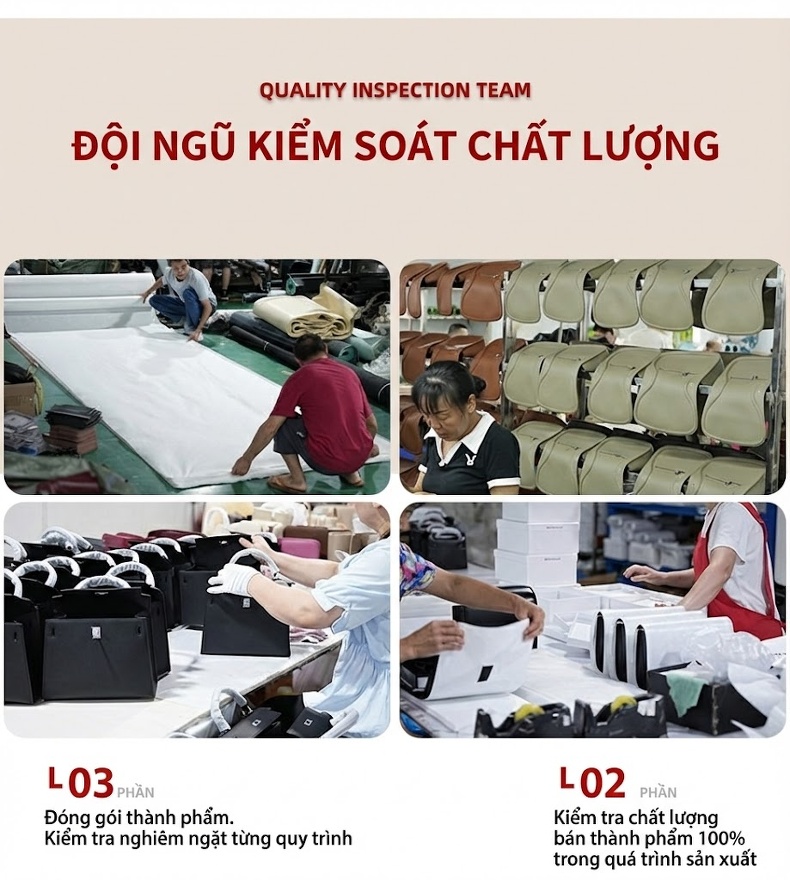 Túi Xách Tay/Đeo Chéo Nữ Da Bò Cao Cấp, Đựng Vừa A4, Phong Cách Công Sở Màu Nâu, Đen, Be chi tiết 38