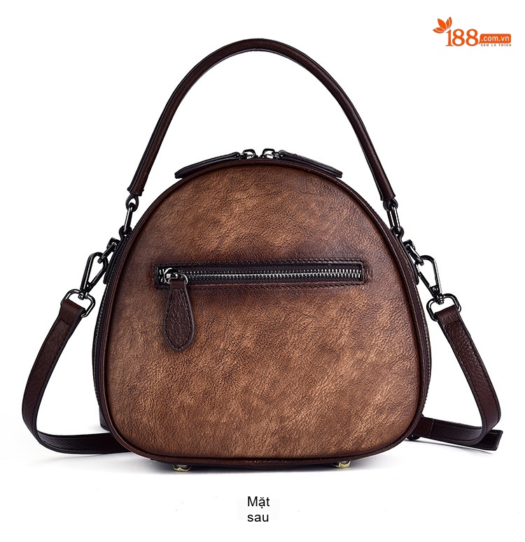 Túi Xách Tay/Đeo Chéo Nữ Da Bò Dập Nổi Hình Hươu Phong Cách Retro Màu Vàng, Xanh Lá, Nâu, Đỏ... chi tiết 5