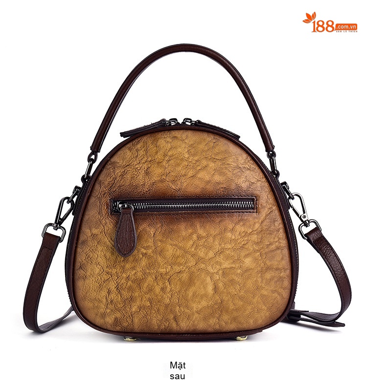 Túi Xách Tay/Đeo Chéo Nữ Da Bò Dập Nổi Hình Hươu Phong Cách Retro Màu Vàng, Xanh Lá, Nâu, Đỏ... chi tiết 9