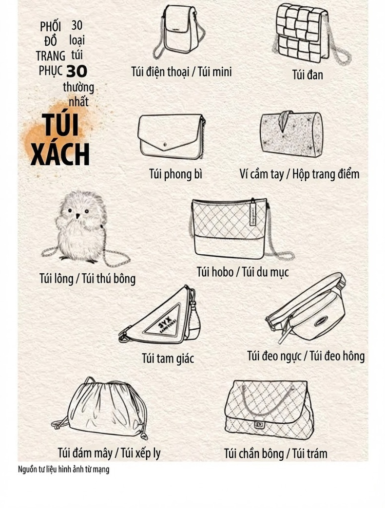 Túi Xách Tay/Đeo Vai Nữ Da Bóng Đặt May Theo Yêu Cầu Màu Đen chi tiết 5