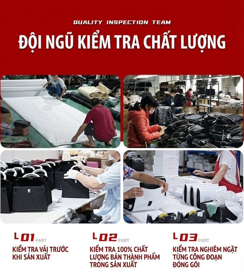 Túi Xách Tay/Đeo Vai Nữ Da Thật Dáng Túi Bucket Đan Mắt Cáo Màu Vàng Be, Tím Lavender, Nâu chi tiết 33