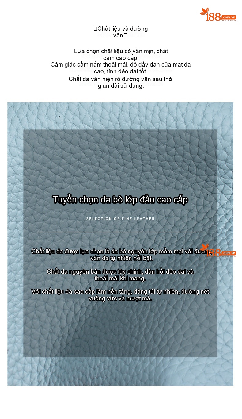 Túi Xách Tay/Đeo Vai Nữ Thiết Kế Lưỡi Liềm Da Bóng Thời Trang Công Sở Màu Hồng, Xanh Dương, Trắng, Đen... chi tiết 11