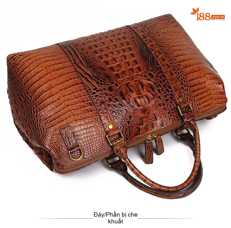Túi Xách Tay Du Lịch Vân Cá Sấu Thời Trang Unisex chi tiết 11
