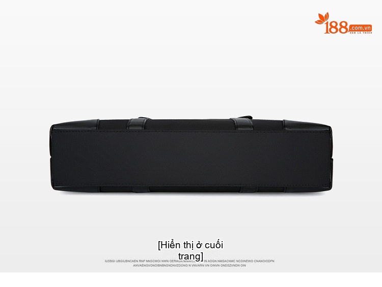 Túi Xách Tay Nam Công Sở Đựng Laptop Vải Oxford Chống Thấm Nước Màu Đen chi tiết 29