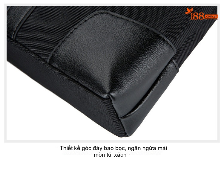 Túi Xách Tay Nam Công Sở Đựng Laptop Vải Oxford Chống Thấm Nước Màu Đen chi tiết 37
