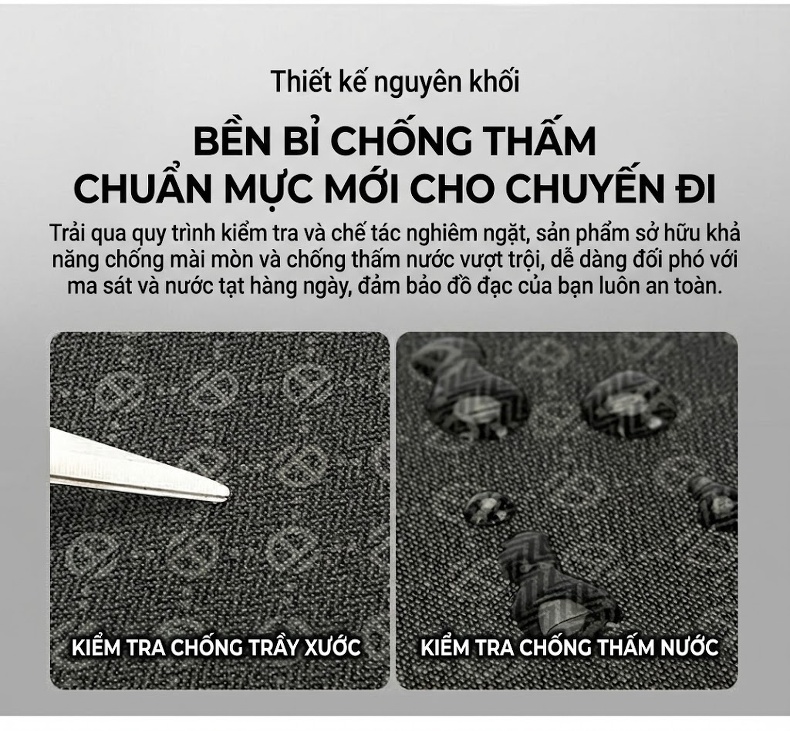 Túi Xách Tay Nam Công Sở Khóa Mật Mã Chống Trộm Đựng Tài Liệu Màu Đen Xám chi tiết 11