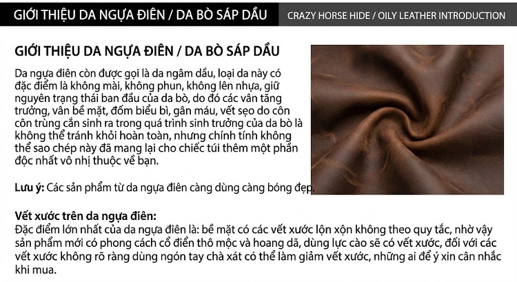Túi Xách Tay Nam Da Bò Cổ Điển Đựng Laptop Màu Nâu, Đen chi tiết 1