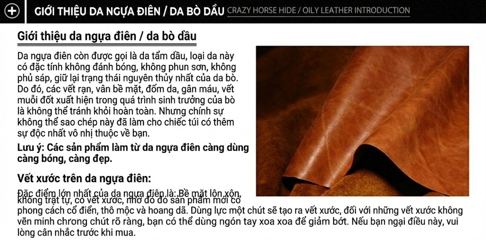 Túi Xách Tay Nam Da Bò Lớn Phong Cách Retro Màu Nâu, Đen chi tiết 15