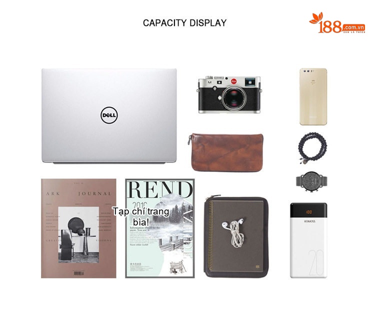 Túi Xách Tay Nam Da Bò Thiết Kế Độc Đáo Đựng Laptop Có Dây Đeo Chéo Màu Đen chi tiết 10