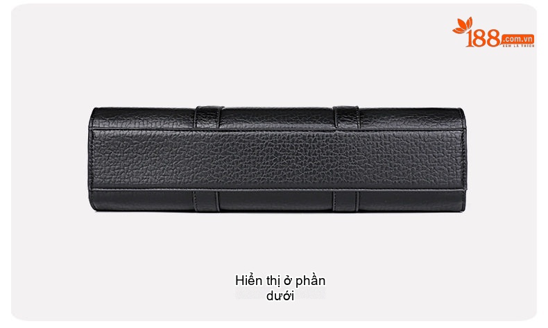 Túi Xách Tay Nam Da Mềm Công Sở Đựng Laptop Size Lớn Màu Đen, Nâu chi tiết 23