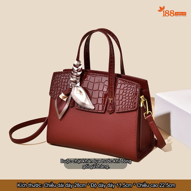 Encora Red [buộc khăn lụa và vận chuyển]