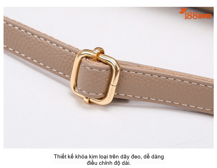 Túi Xách Tay Nữ Công Sở Da Mờ Sức Chứa Lớn Đeo Vai, Đeo Chéo Tiện Lợi Màu Đen, Nâu chi tiết 27